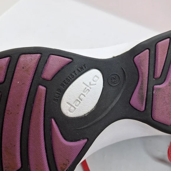 Dansko Womens US 11.5-12 EU 42 Black Lace Up Slip‎ Resistant Sneakers 4201500239 - Picture 12 of 14